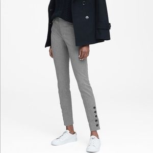 Banana Republic Sloan Herringbone AnkleButton Pant